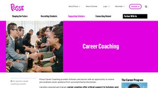 
                            9. Career Coaching | The Posse Foundation