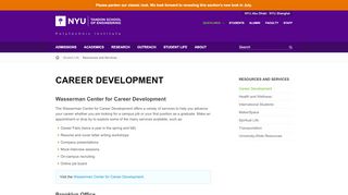 
                            8. Career Development | Student Resources and Services | NYU ...