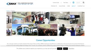 
                            9. Career Opportunities | AMAX