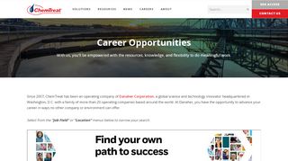 
                            4. Career Opportunities | ChemTreat, Inc. | Water Treatment Jobs