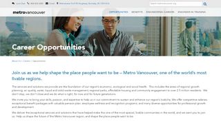 
                            7. Career Opportunities - Metro Vancouver