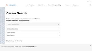 
                            3. Career Search | Novartis US