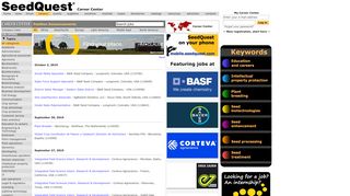 
                            8. Career - SeedQuest - Central information website for the global seed ...