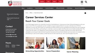 
                            9. Career Services Center - University of Central Missouri