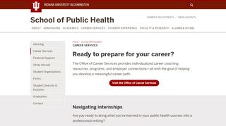 
                            4. Career Services: Current SPH Students: School of Public Health ...