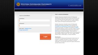 
                            8. CareerBeam | Login