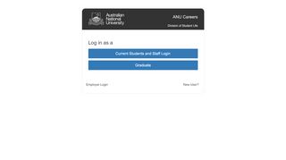 
                            4. CareerHub Login - ANU