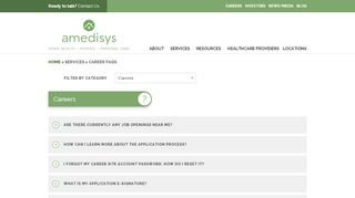 
                            6. Careers - Amedisys