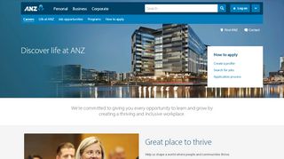 
                            8. Careers | ANZ - anz.com.au