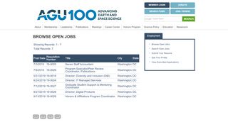 
                            9. Careers at AGU