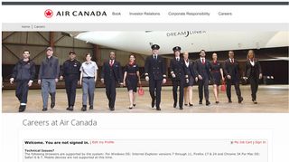 
                            6. Careers at Air Canada - Taleo