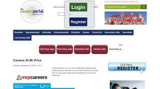 
                            3. Careers at Mr Price | Careers Portal