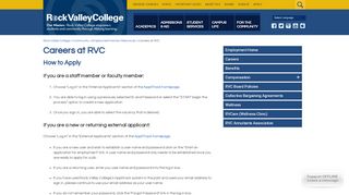 
                            7. Careers at RVC - Rock Valley College