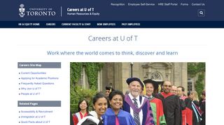 
                            1. Careers at U of T: Home