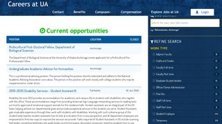 
                            7. Careers at UA - Jobs - Recent Jobs
