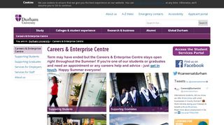 
                            1. Careers & Enterprise Centre - Durham University