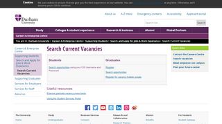 
                            4. Careers & Enterprise Centre : Search Current ... - Durham University