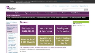 
                            6. Careers & Enterprise Centre : Students - Durham University