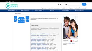 
                            1. Careers Guidance Worksheets - CareersPortal.ie