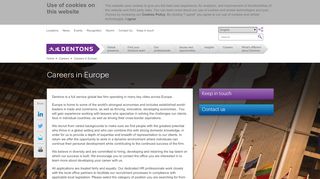 
                            4. Careers in Europe - Dentons