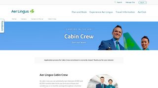 
                            1. Careers in the air - Cabin Crew - Aer Lingus