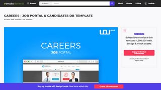 
                            1. CAREERS - JOB PORTAL & CANDIDATES DB ... - Envato Elements