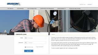 
                            1. Careers | Login - Orascom Construction