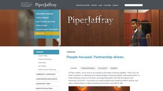 
                            8. Careers - Piper Jaffray