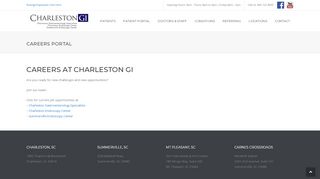 
                            5. Careers Portal - Charleston GI