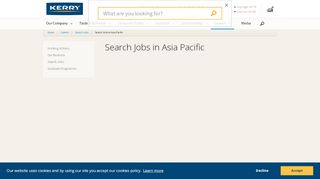 
                            2. Careers - Search Jobs in Asia Pacific - Kerry Group