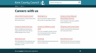 
                            3. Careers with us - Kent County Council