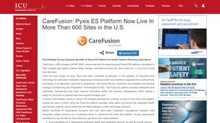 
                            8. CareFusion: Pyxis® ES Platform - HealthManagement.org