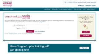 
                            5. Caregiver Login - Caregiver Training University