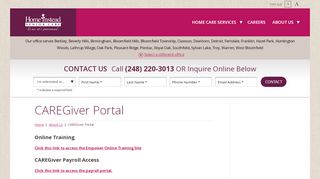 
                            1. CAREGiver Portal - Home Instead Senior Care