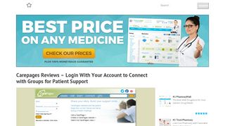 
                            5. Carepages Reviews – Login With Your Account to ... - RxStars