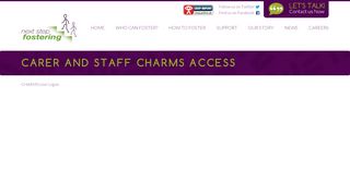 
                            5. Carer and Staff CHARMS Access - Next Step Fostering Services Ltd