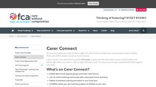 
                            4. Carer Connect | FCA - Foster Care Associates