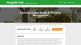 
                            5. Carolina United Realty & Property Management Reviews - Charlotte ...