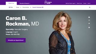 
                            8. Caron B. Rockman, MD | NYU Langone Health