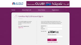 
                            11. Carrefour MyClub UAE :: Login