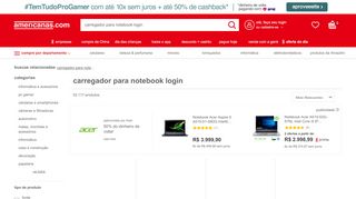 
                            4. Carregador Para Notebook Login em Promoção nas Lojas ...