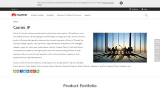 
                            6. Carrier IP - Huawei