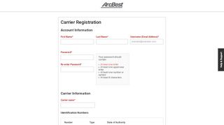
                            5. Carrier Portal - ArcBest