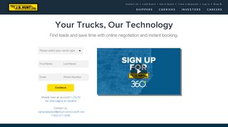 
                            4. Carrier Signup | J.B. Hunt Transport