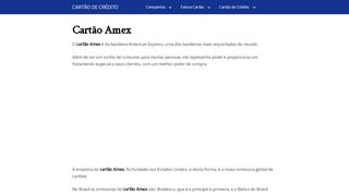 
                            6. Cartão Amex → Login Desbloquear【SAIBA MAIS】