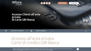 
                            8. Carte di credito UBI Banca - IWBank