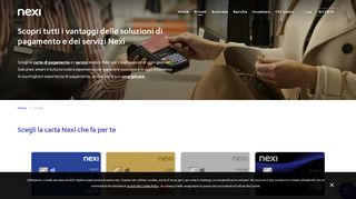 
                            2. Carte e servizi di pagamento per clienti privati | Nexi