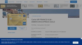 
                            7. Carte Gold Flying Blue AIR FRANCE KLM | Amex FR