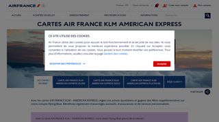 
                            6. Cartes AIR FRANCE KLM – AMERICAN EXPRESS