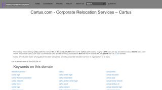 
                            8. Cartus.com - Corporate Relocation Services – Cartus